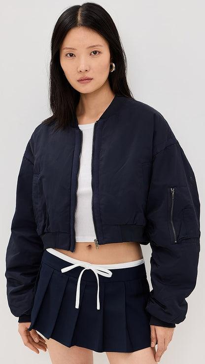 Chaqueta bomber extragrande