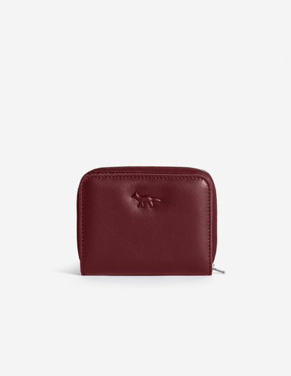 Cartera con cremallera de perfil