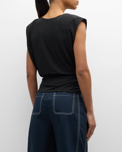 Daton S/L Draped Top