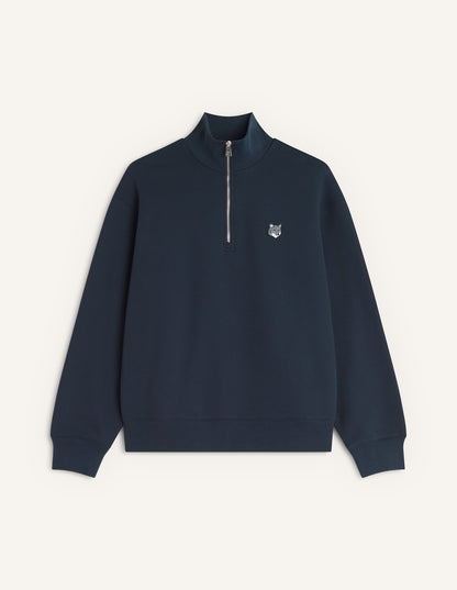 Fox Head Half Zip Sweatshirt