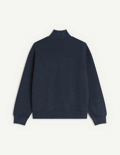 Fox Head Half Zip Sweatshirt