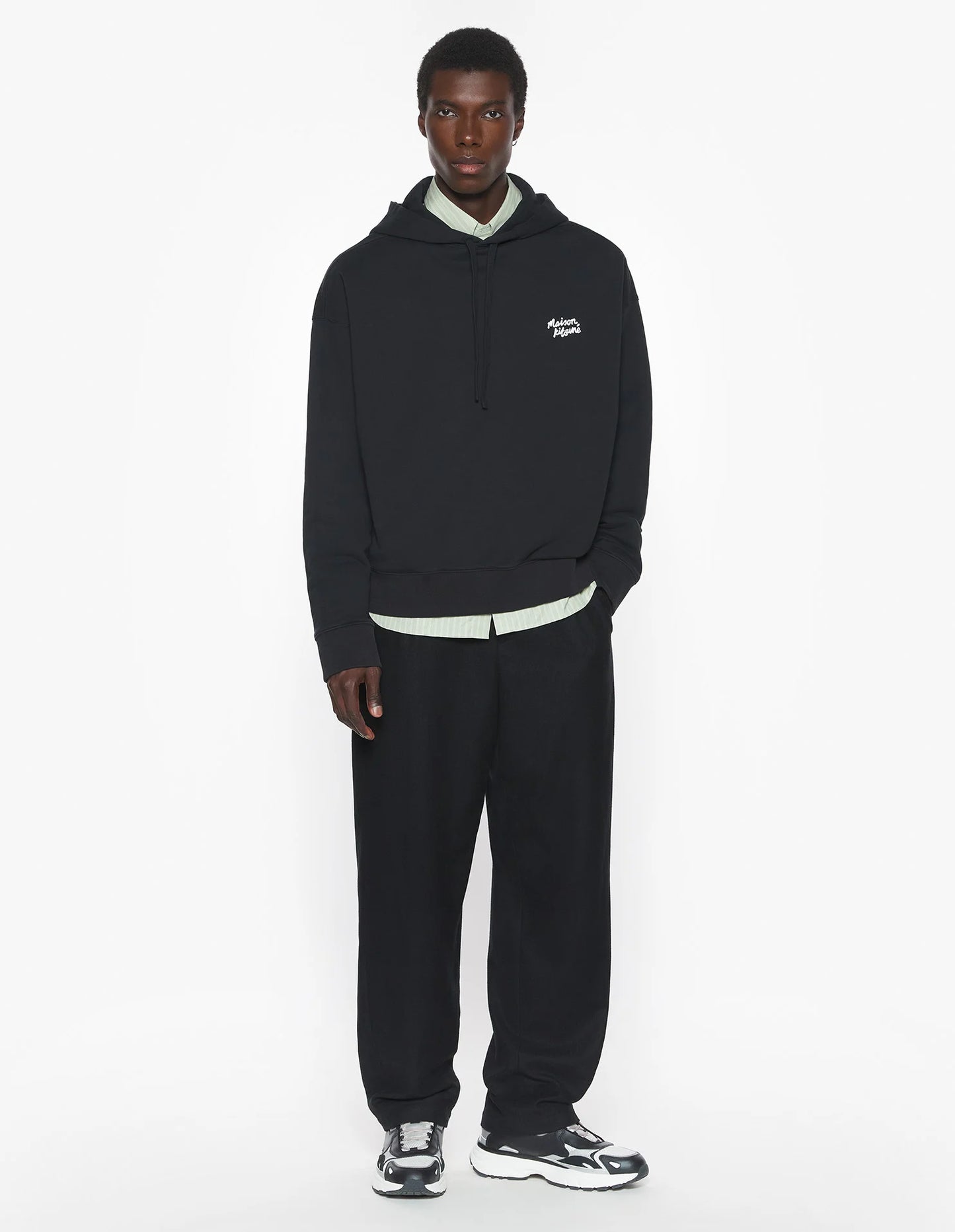 Maison Kitsune Handwriting Oversize Hoodie