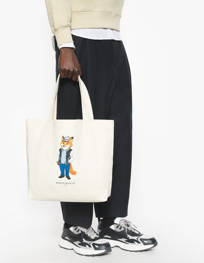 Bolso de mano con estampado de zorro vestido