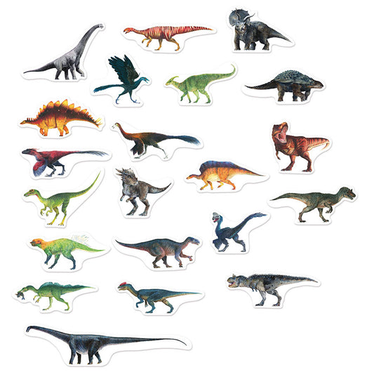 Set de 21 Magnets Dinosaures