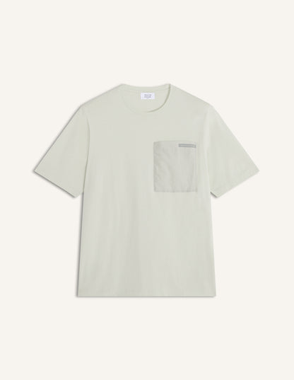 Nylon Patch Pocket T-Shirt