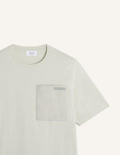 Nylon Patch Pocket T-Shirt