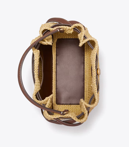 Romy Woven Bucket Bag