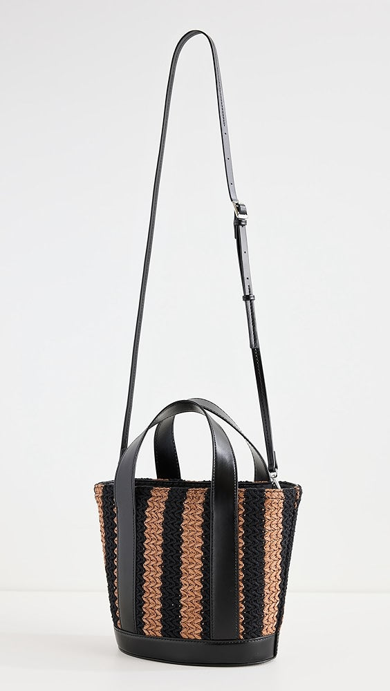 Stripe Allora Mini Tote Bag