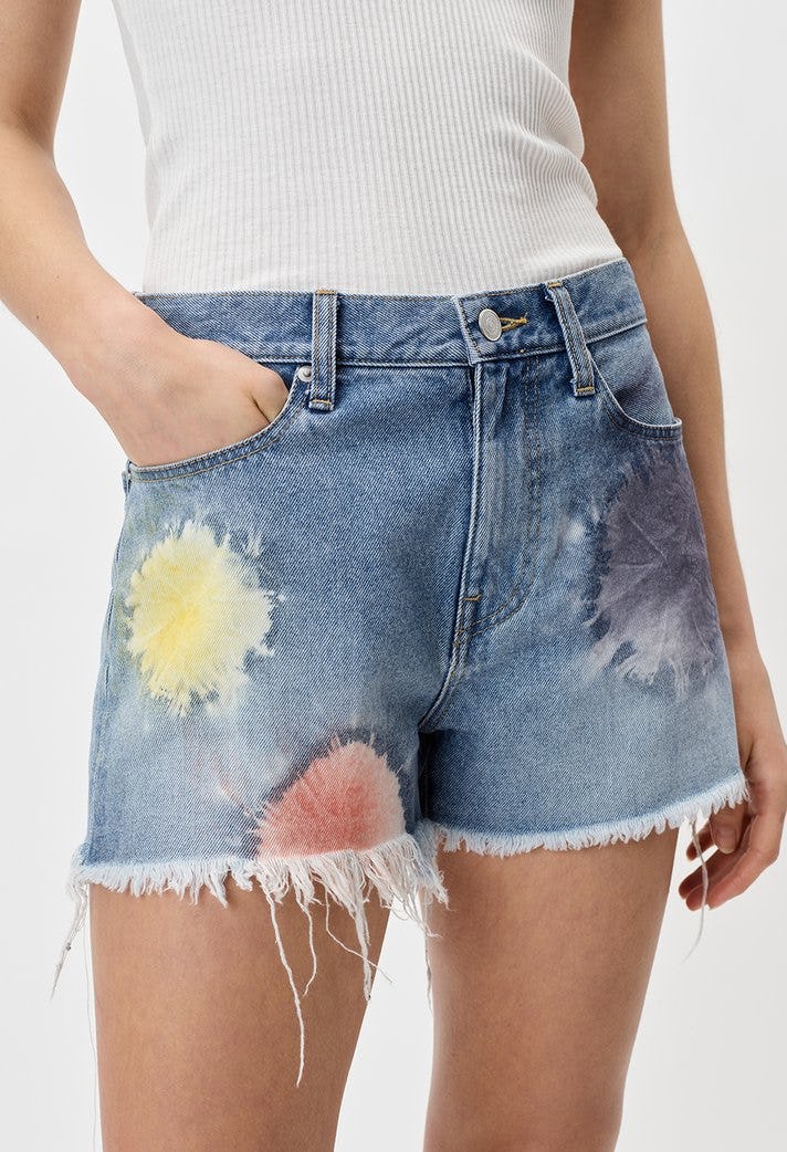 Shibori Bloom Short