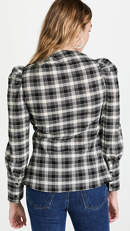 Rory Poplin L/S Draped Shirt